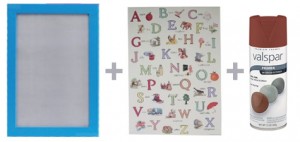 Vintage Alphabet Print for Nursery