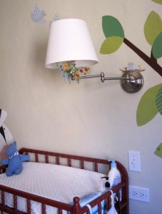 Wall Sconce, Nursery, DIY