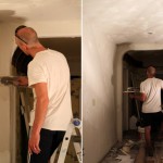 Office Makeover: Plastering by Night