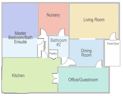 Our Floor Plan: Goal | PepperDesignBlog.com