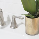 DIY Gold Mercury Glass & Gold Lined Ceramic Vase