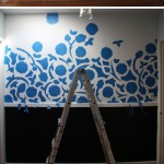 Hallway Makeover: Painter’s Tape Stenciling Project + Pinterest Challenge