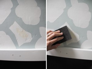 Hallway Makeover: Painter's Tape Stenciling Project + Pinterest ...