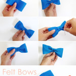DIY Felt Bows & Bow Ties