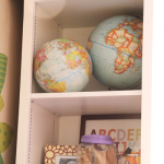Girls’ Room & a Travel Project: New Globes