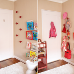 Girls’ Room: DIY Wooden Circle Wall Knobs