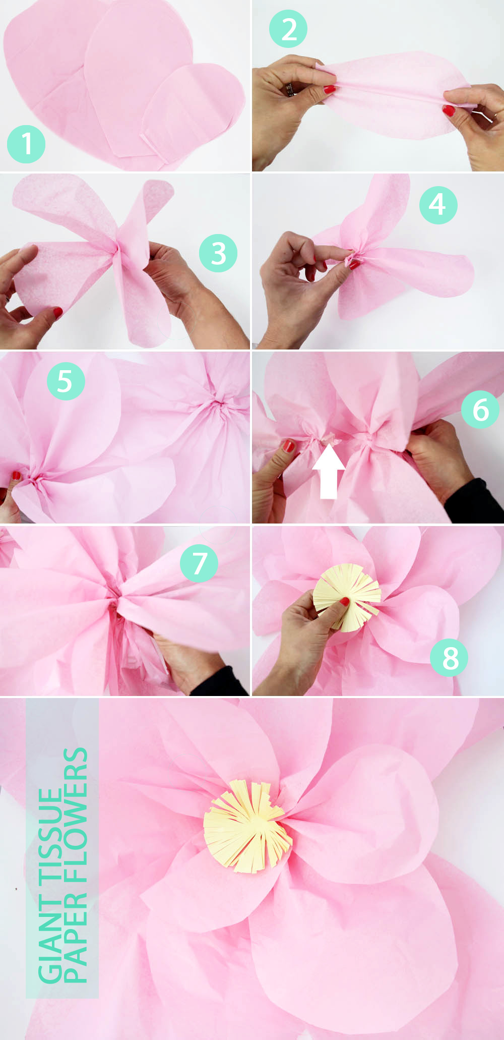 Giant Tissue Paper Flowers - Pepper Design Blog