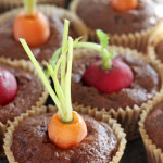 Good Eats: Spring Veggie Growing Cupcakes!
