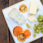 Gold Rimmed Marble Cheeseboard