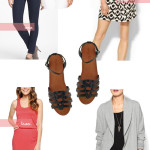 One Favorite Four Ways: Black Leather Sandals