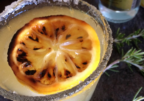 Good Eats: Broiled Lemon & Rosemary Cocktail | PepperDesignBlog.com