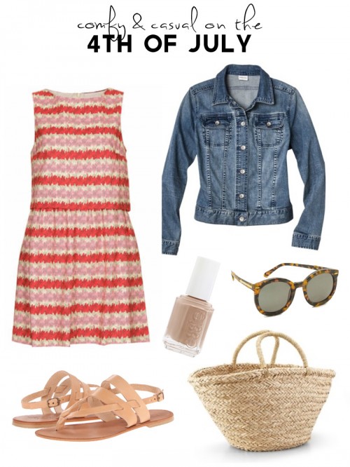 Wardrobe Style Board: 4th of July Comfy Casual | PepperDesignBlog.com
