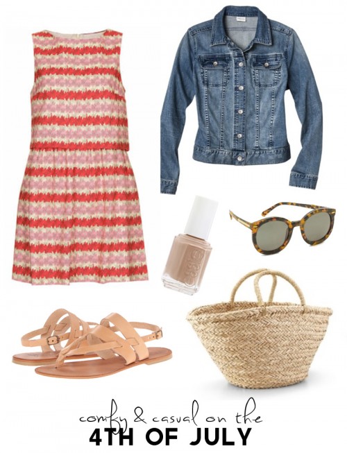 Wardrobe Style Board: 4th of July Comfy Casual | PepperDesignBlog.com
