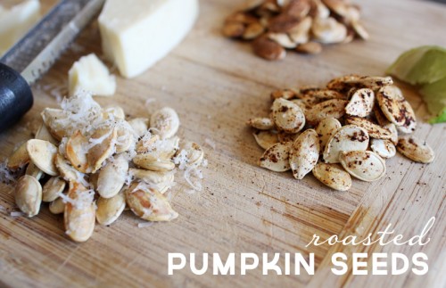 Roasted, Toasted Pumpkin Seeds - 3 Ways | PepperDesignBlog.com