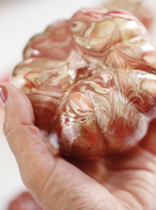 Marbled Pumpkins | PepperDesignBlog.com