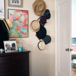 A Vintage Wooden Hat Rack