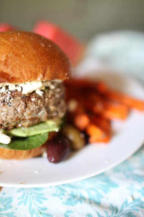 Good Eats: Mediterranean Lamb Burgers | PepperDesignBlog.com