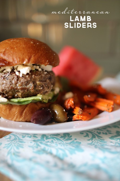 Good Eats: Mediterranean Lamb Sliders | PepperDesignBlog.com