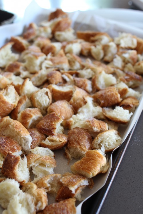 Caramelized Pumpkin Croissant Bread Pudding | PepperDesignBlog.com