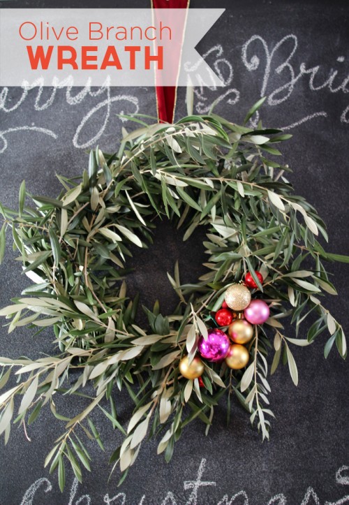 DIY Olive Branch Wreath | PepperDesignBlog.com