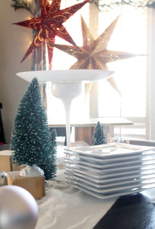 Our Home for the Holidays | Christmas 2014 | Giant Paper Star Ornaments | PepperDesignBlog.com