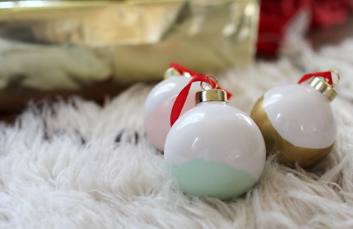 Our Home for the Holidays | Christmas 2014 | Hand Dipped Ornaments | PepperDesignBlog.com