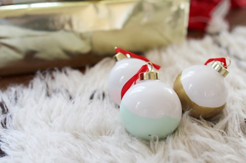 Our Home for the Holidays | Christmas 2014 | Hand Dipped Ornaments | PepperDesignBlog.com