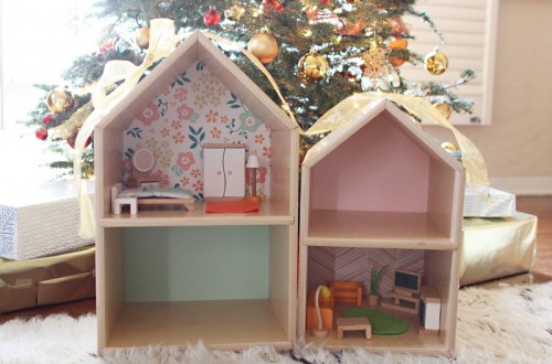 Handmade Wooden Dollhouse | PepperDesignBlog.com