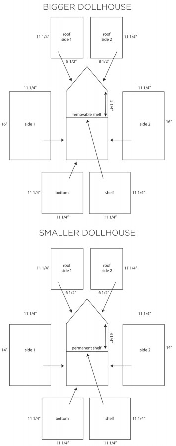 Handmade Wooden Dollhouse | PepperDesignBlog.com