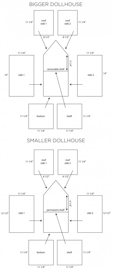 Handmade Wooden Dollhouse | PepperDesignBlog.com