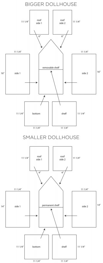 Handmade Wooden Dollhouse | PepperDesignBlog.com