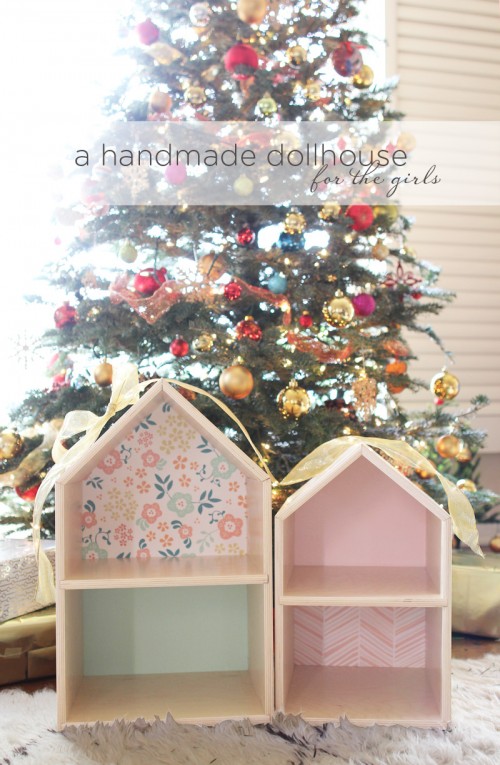 Handmade Wooden Dollhouse | PepperDesignBlog.com