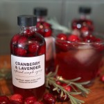 Handmade Gift & Holiday Cocktail: Cranberry & Lavender Infused Simple Syrup