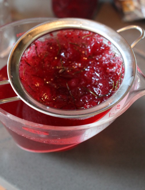 Handmate Gifts: Cranberry & Lavender Infused Simple Syrup | A Holiday Cocktail | PepperDesignBlog.com