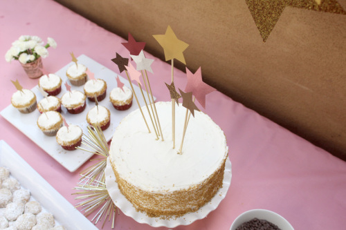 Liv's Sparkly Star Birthday Party | PepperDesignBlog.com