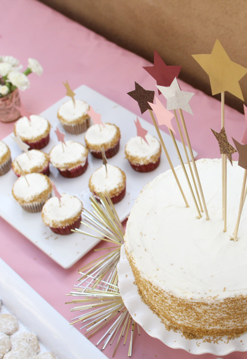 Liv's Sparkly Star Birthday Party | PepperDesignBlog.com
