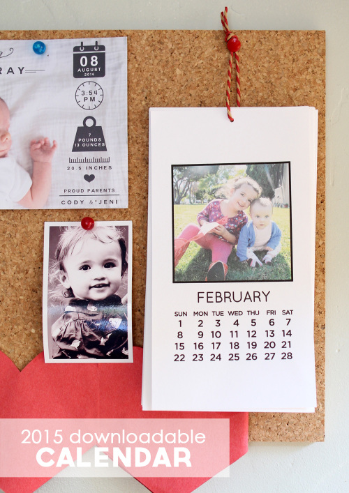 2015 Family Calendar | PepperDesignBlog.com