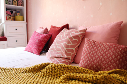 Girls' Room - A Modern Pink Nursery | A New Daybed | PepperDesignBlog.com