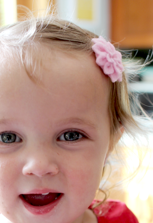DIY Felt Flower Hair Clip Tutorial | PepperDesignBlog.com