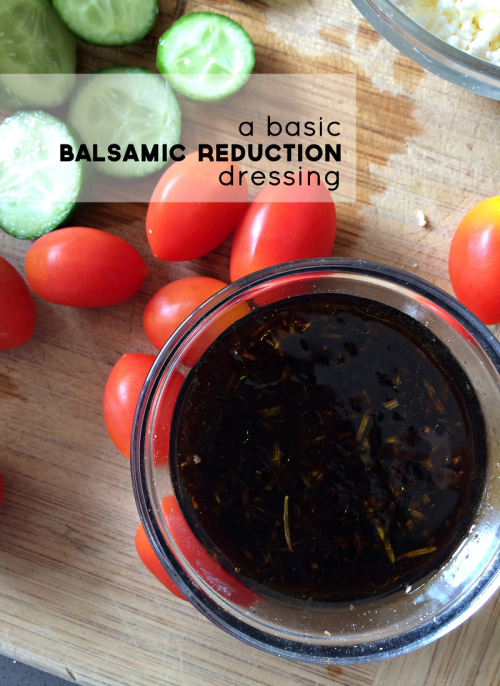 Honey & Rosemary Balsamic Reduction Dressing | PepperDesignBlog.com