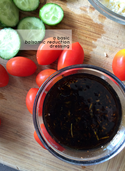 Honey & Rosemary Balsamic Reduction Dressing | PepperDesignBlog.com