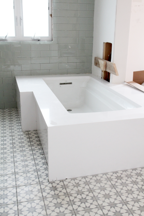 Master Bathroom, Week 14 | PepperDesignBlog.com