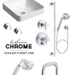 Master Bedroom/Bathroom: It’s All About the Chrome