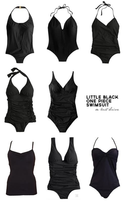 Little Black One Piece Swimsuit Review | J Crew, Garnet Hill, eBay, Lucy